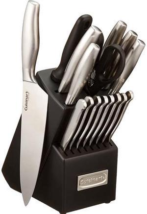 Cuisinart C77SS-17P 17pc Stainless Steel Block Set - Artiste Collection
