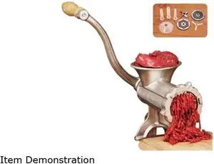 WestonSupply 36-1001-W Stainless steel #10 Manual Meat Grinder (Tinned) WestonSupply 36-1001-W Stainless steel #10 Manual Meat Grinder (Tinned)