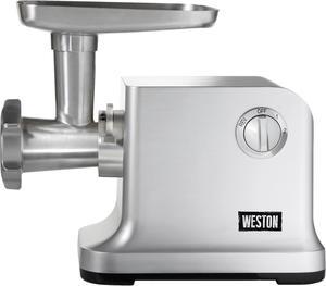 The Weston® #12 Electric Meat Grinder & Sausage Stuffer - 750 watt  -1 hp motor 120 V