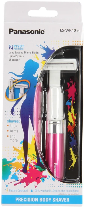 Panasonic Precision Body Shaver 2 Pivot positions Battery Operated ES-WR40 VP Panasonic Precision Body Shaver 2 Pivot positions Battery Operated ES-WR40 VP