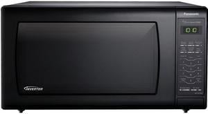 Panasonic 16 Cu Ft Countertop Microwave Oven with Inverter Technology Black NNSN736B