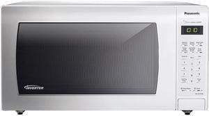 Panasonic 16 Cu Ft Countertop Microwave Oven with Inverter Technology White NNSN736W