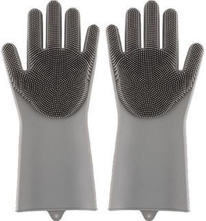 True & Tidy SG-100 Multi Purpose Silicone Gloves, Gray