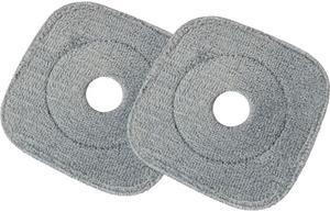 True & Tidy 2pc Mop Pad Replacement Set for TrueClean Mop and Bucket System