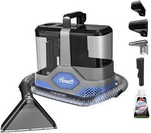 Rosewill Multi-Purpose Portable Carpet and Upholstery Cleaner with 74.4 oz Large Water Tank, Self Cleaning, Powerful Suction 17 KPa Spot Cleaner, 600W Motor, 4 Tools for Pets, Car, Couch and Stairs