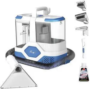 Rosewill Multi-Purpose Portable Carpet and Upholstery Cleaner, Powerful Suction 18 Kpa Spot Cleaner, Car and Auto Detailer, Stain/Spot Remover; Versatile Use: Carpet, Sofa, Pet Hair Use - White Rosewill Multi-Purpose Portable Carpet and Upholstery Cleaner, Powerful Suction 18 Kpa Spot Cleaner, Car and Auto Detailer, Stain/Spot Remover; Versatile Use: Carpet, Sofa, Pet Hair Use - White