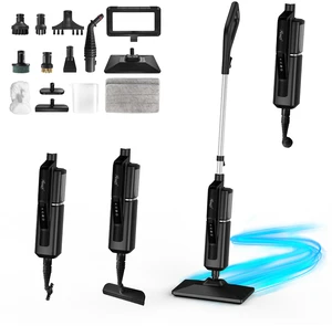 Rosewill 11-in-1 Steam Mop, 230°F Detachable Handheld Steam Cleaner, 1200W Detachable Steam Mops for Floor Cleaning, Removable Tank, Multi-Purpose Steamer for Hardwood, Tile, Grout, Furniture- Black Rosewill 11-in-1 Steam Mop, 230°F Detachable Handheld Steam Cleaner, 1200W Detachable Steam Mops for Floor Cleaning, Removable Tank, Multi-Purpose Steamer for Hardwood, Tile, Grout, Furniture- Black