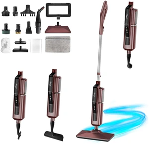 Rosewill 11-in-1 Steam Mop, 230°F Detachable Handheld Steam Cleaner, 1200W Detachable Steam Mops for Floor Cleaning, Removable Tank, Multi-Purpose Steamer for Hardwood, Tile, Grout, Furniture Rosewill 11-in-1 Steam Mop, 230°F Detachable Handheld Steam Cleaner, 1200W Detachable Steam Mops for Floor Cleaning, Removable Tank, Multi-Purpose Steamer for Hardwood, Tile, Grout, Furniture