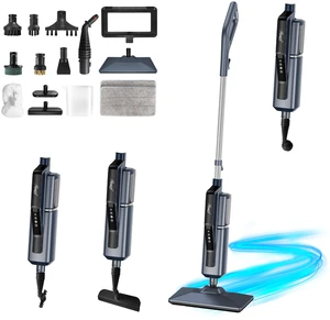 Rosewill 11-in-1 Steam Mop, 230°F Detachable Handheld Steam Cleaner, 1200W Detachable Steam Mops for Floor Cleaning, Removable Tank, Multi-Purpose Steamer for Hardwood, Tile, Grout, Furniture Rosewill 11-in-1 Steam Mop, 230°F Detachable Handheld Steam Cleaner, 1200W Detachable Steam Mops for Floor Cleaning, Removable Tank, Multi-Purpose Steamer for Hardwood, Tile, Grout, Furniture