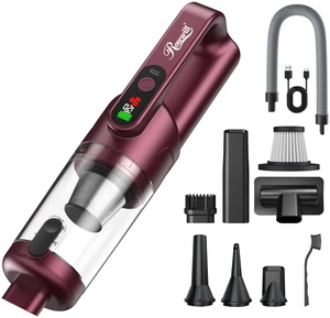 Rosewill 4-in-1 Cordless Car Vacuum, Rechargeable Handheld Vacuum Cleaner with LCD Display, 20KPa Suction Power with LED Light, 3-Gear Adjustable Blower, Inflator & Air Duster for Small Jobs, Car Rosewill 4-in-1 Cordless Car Vacuum, Rechargeable Handheld Vacuum Cleaner with LCD Display, 20KPa Suction Power with LED Light, 3-Gear Adjustable Blower, Inflator & Air Duster for Small Jobs, Car