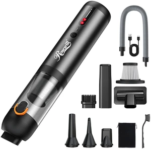 Rosewill 4-in-1 Cordless Car Vacuum, Rechargeable Handheld Vacuum Cleaner with LCD Display, 20KPa Suction Power, 2-Gear Adjustable Blower, Inflator & Air Duster for Small Jobs,Car, Home, Office Rosewill 4-in-1 Cordless Car Vacuum, Rechargeable Handheld Vacuum Cleaner with LCD Display, 20KPa Suction Power, 2-Gear Adjustable Blower, Inflator & Air Duster for Small Jobs,Car, Home, Office