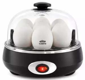 Elite Cuisine EGC555 Automatic Easy Egg Cooker 7 Eggs Charcoal Gray Elite Cuisine EGC555 Automatic Easy Egg Cooker 7 Eggs Charcoal Gray