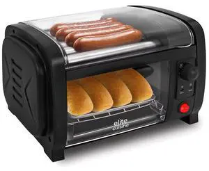 Elite Gourmet Hot Dog Roller and Bun Toaster Oven Elite Gourmet Hot Dog Roller and Bun Toaster Oven