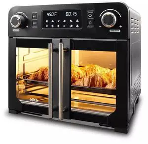 Elite Cuisine EAF9202 Digital 23L French Door Air Fryer Oven Elite Cuisine EAF9202 Digital 23L French Door Air Fryer Oven