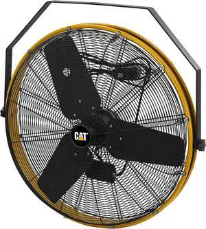 CAT 30 Inch Outdoor IPX4 Weatherproof High Velocity Wall Mounted Shroud Fan - 8900 CFM - 3 Speeds  HVOD-30S-NG