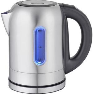 MegaChef MGKTL-1756 1.7Lt. Stainless Steel Electric Tea Kettle With 5 Preset Temps