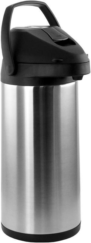 MegaChef MGASUJ050 5L Stainless Steel Airpot Hot Water Dispenser for Coffee and Tea