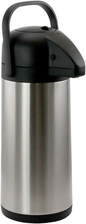 MegaChef MGASUA030 3 Liter Stainless Steel Airpot Hot Water Dispenser for Coffee and Tea
