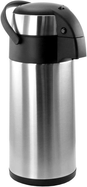 MegaChef MGASUC050 5 Liter Stainless Steel Airpot Hot Water Dispenser for Coffee and Tea