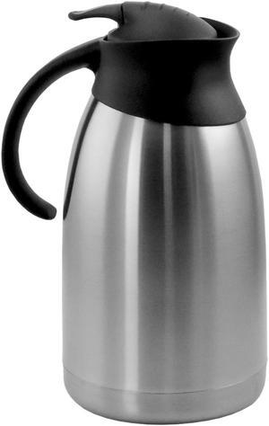 MegaChef MG-JSUW020 2 Liter Stainless Steel Thermal Beverage Carafe for Coffee and Tea