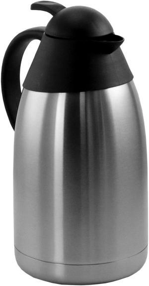 MegaChef MGJSUC020 2 Liter Stainless Steel Thermal Beverage Carafe for Coffee and Tea