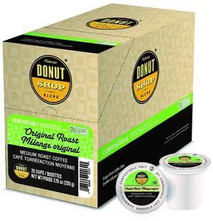 AUTHENTIC DONUT SHOP BLEND Original Roast Coffee Pods (20 Counts) AUTHENTIC DONUT SHOP BLEND Original Roast Coffee Pods (20 Counts)