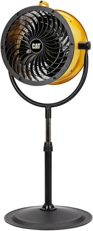 CATERPILLAR HVPD-14AC-YW 14-inch High Velocity Pedestal Drum Fan, Yellow