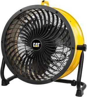CATERPILLAR HVD-18AC-YW 18-inch High Velocity Drum Air Circulator Fan, Yellow