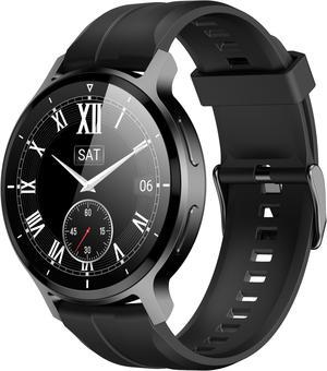 Letsfit IW4 Smartwatch with Heart Rate Monitor and Activity Tracker - Black