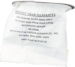 Metropolitan Vacuum Cleaner DVP-26RP Disposable Filter Bags for DataVac (5-Pack)