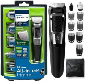 Philips Norelco Multigroom Series 3000 All-In-One 13-Piece Trimmer, MG3750/60