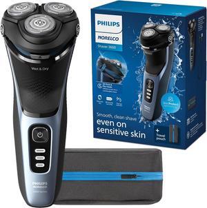 Philips Norelco Shaver 3600, Rechargeable Wet & Dry electric shaver with Pop-Up Trimmer and Storage Pouch