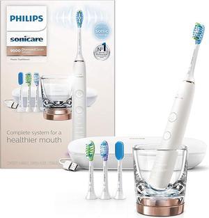 Philips Sonicare DiamondClean Smart 9500 Rechargeable Electric Power Toothbrush, Rose Gold (HX9924/61)