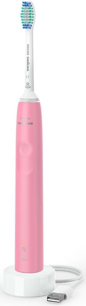 Philips Sonicare HX3681/06 3100 Power Toothbrush, Rechargeable Electric Toothbrush with Pressure Sensor, Deep Pink