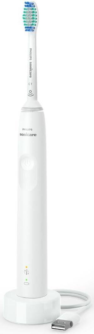 Philips Sonicare HX3681/03 3100 Power Toothbrush, Rechargeable Electric Toothbrush with Pressure Sensor, White
