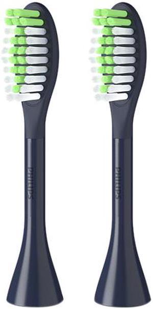 Philips One by Sonicare 2pk Brush Heads, Midnight Blue BH1022/04