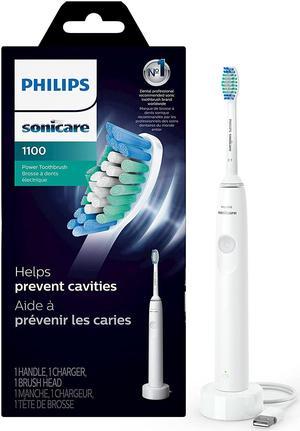 Philips Sonicare HX3641/02 1100 Power Toothbrush, Rechargeable Electric Toothbrush, White Grey