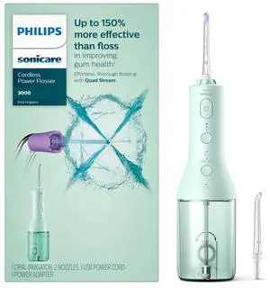Philips Sonicare Cordless Power Flosser 3000 - Mint, HX3826/24