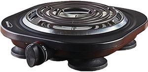 Brentwood TS-321BK Electric 1000W Single Burner Black