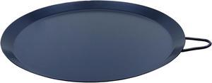 Brentwood BCM-28 Black 11" Carbon Steel Non-Stick Round Comal Griddle