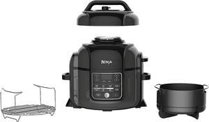 Ninja Foodi XL 8 Qt. Pressure Cooker Steam Fryer with SmartLid, 14-in-1  that Air Fries, Bakes & More, with 3-Layer Capacity, 5 Qt. Crisp Basket &  45 Recipes, Silver/Black 