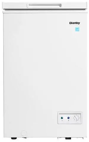 Danby 3.5 cu. ft. Chest Freezer in White, DCF035A5WDB Danby 3.5 cu. ft. Chest Freezer in White, DCF035A5WDB