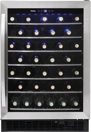 Danby DWC057A1BSS 60-Bottle Wine Cooler Stainless Steel/Black