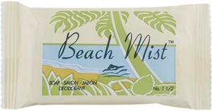 Beach Mist Face and Body Soap, Beach Mist Fragrance, # 1 1/2 Bar, 500/Carton