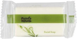 Pure & Natural Body & Facial Soap, # 3/4, Fresh Scent, White 1000/Carton