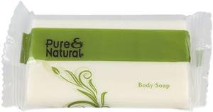 Pure & Natural Body & Facial Soap, # 1 1/2, Fresh Scent, White, 500/Carton