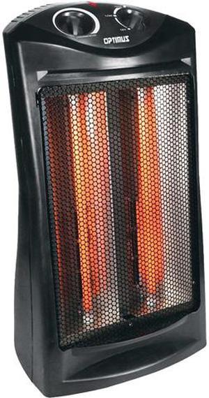 Optimus H-5235 Fan Forced Tower Quartz Heater with Thermostat