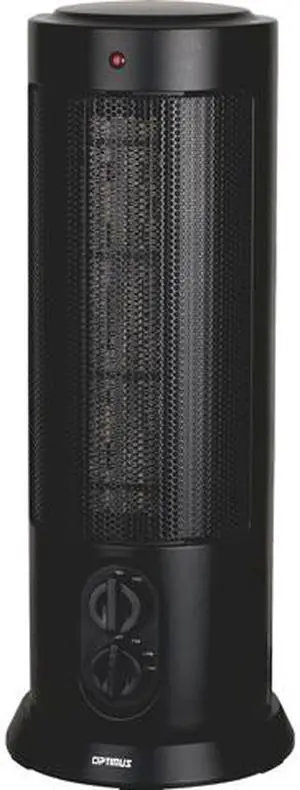 Optimus H-7234 18" Oscillating Tower Heater With Thermostat Optimus H-7234 18" Oscillating Tower Heater With Thermostat