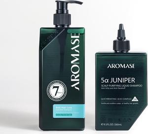 AROMASE Volumizing Shampoo Kit (Scalp Purifying Liquid Shampoo 260ml + Anti-hair Loss Shampoo 400ml)