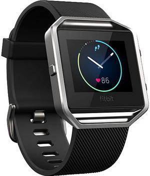 Fitbit Blaze BlackSilver Smart Fitness Watch with Bluetooth Large FootprintFB502SBKLEU